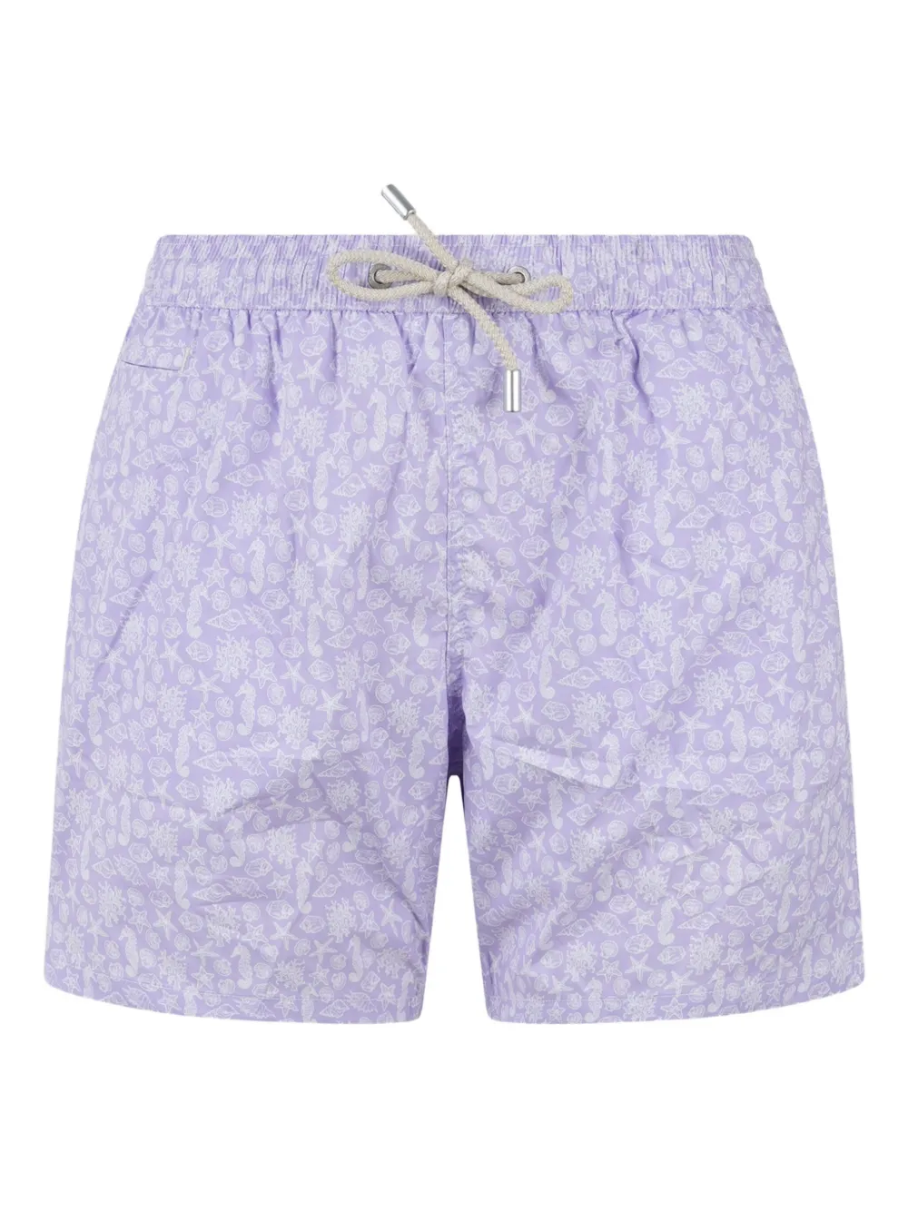 MC2 Saint Barth floral-print swim shorts | Purple | Image 1