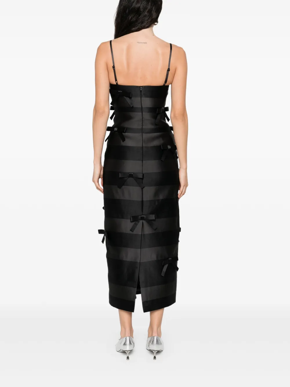 MARKGONG BOW-DETAILING DRESS