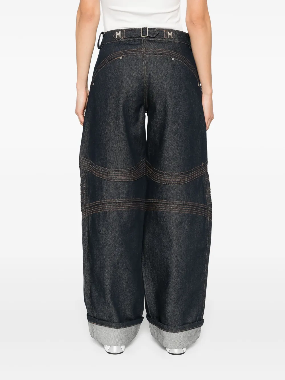 MARKGONG COTTON-BLEND JEANS 