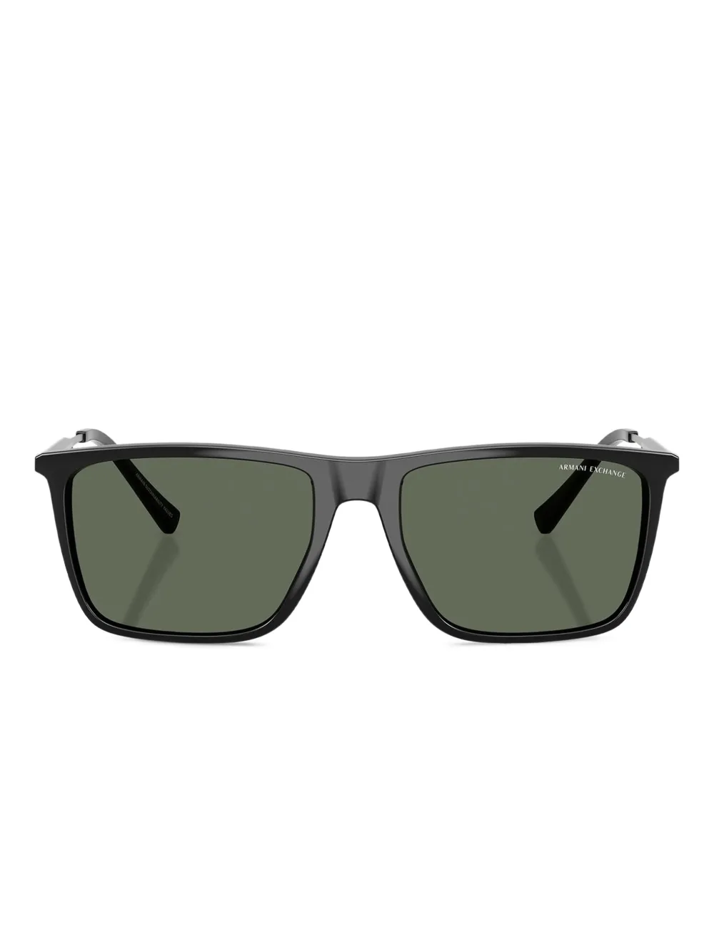 Armani Exchange Zonnebril met vierkant montuur Zwart
