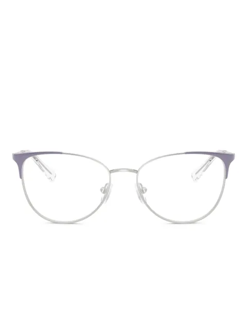 Armani Exchange round-frame glasses