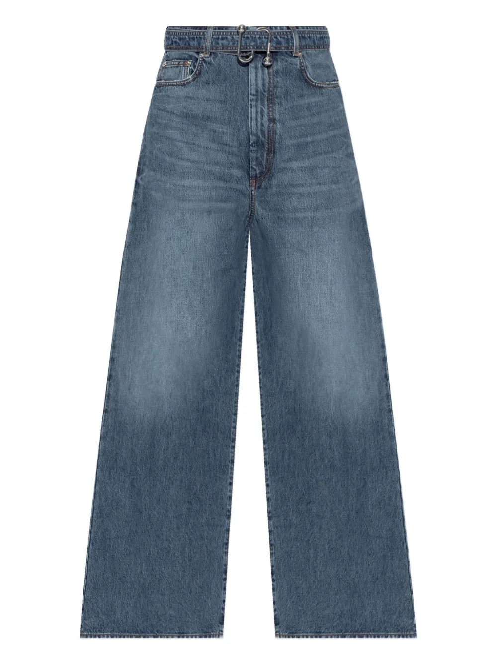 Sportmax Jeans met ceintuur Blauw
