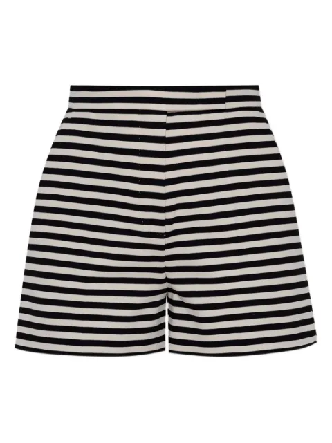 Max Mara striped high-waisted shorts