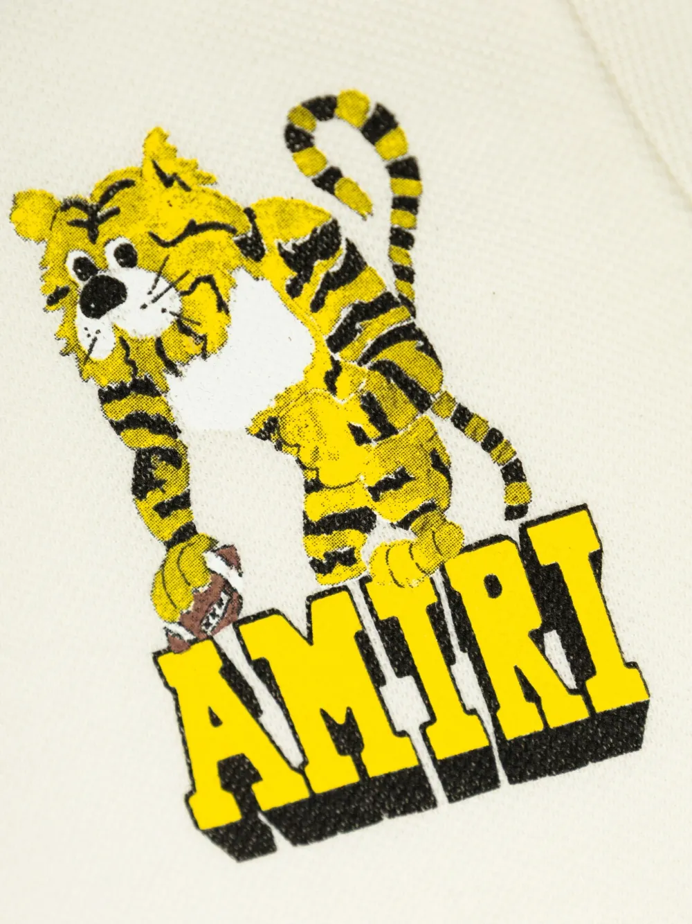 AMIRI KIDS Katoenen poloshirt Beige