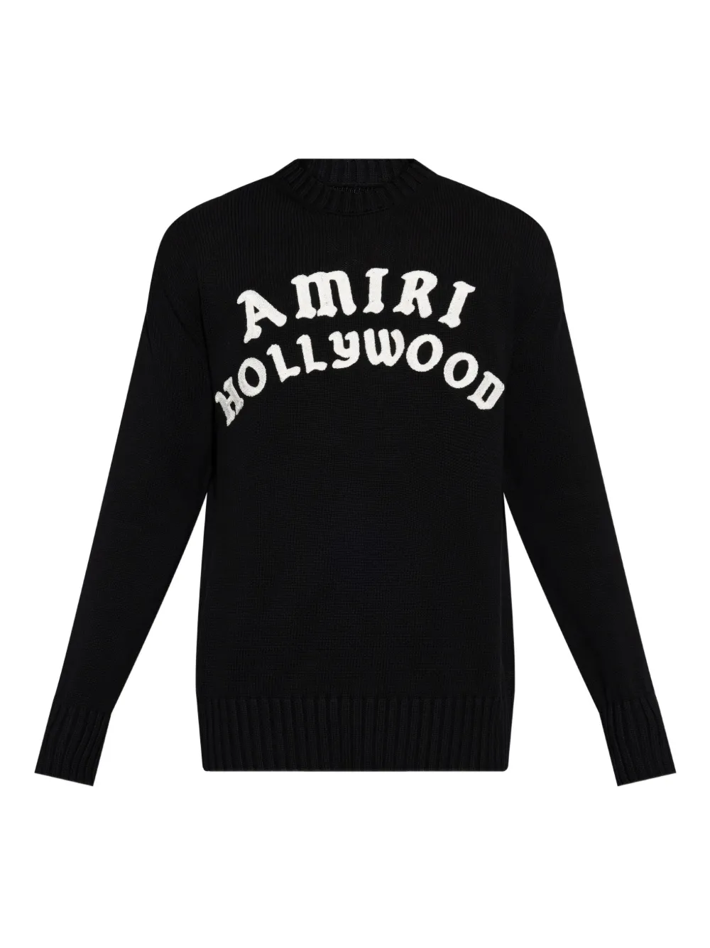 AMIRI Pullover mit Logo-Print | Schwarz | Image 1