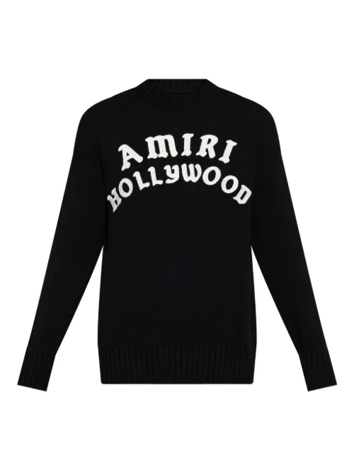 AMIRI pull à logo imprimé - Noir - AMIRI - Modalova
