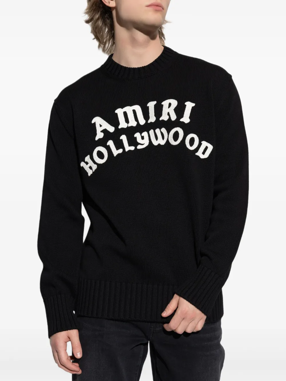 AMIRI Trui met logoprint Zwart