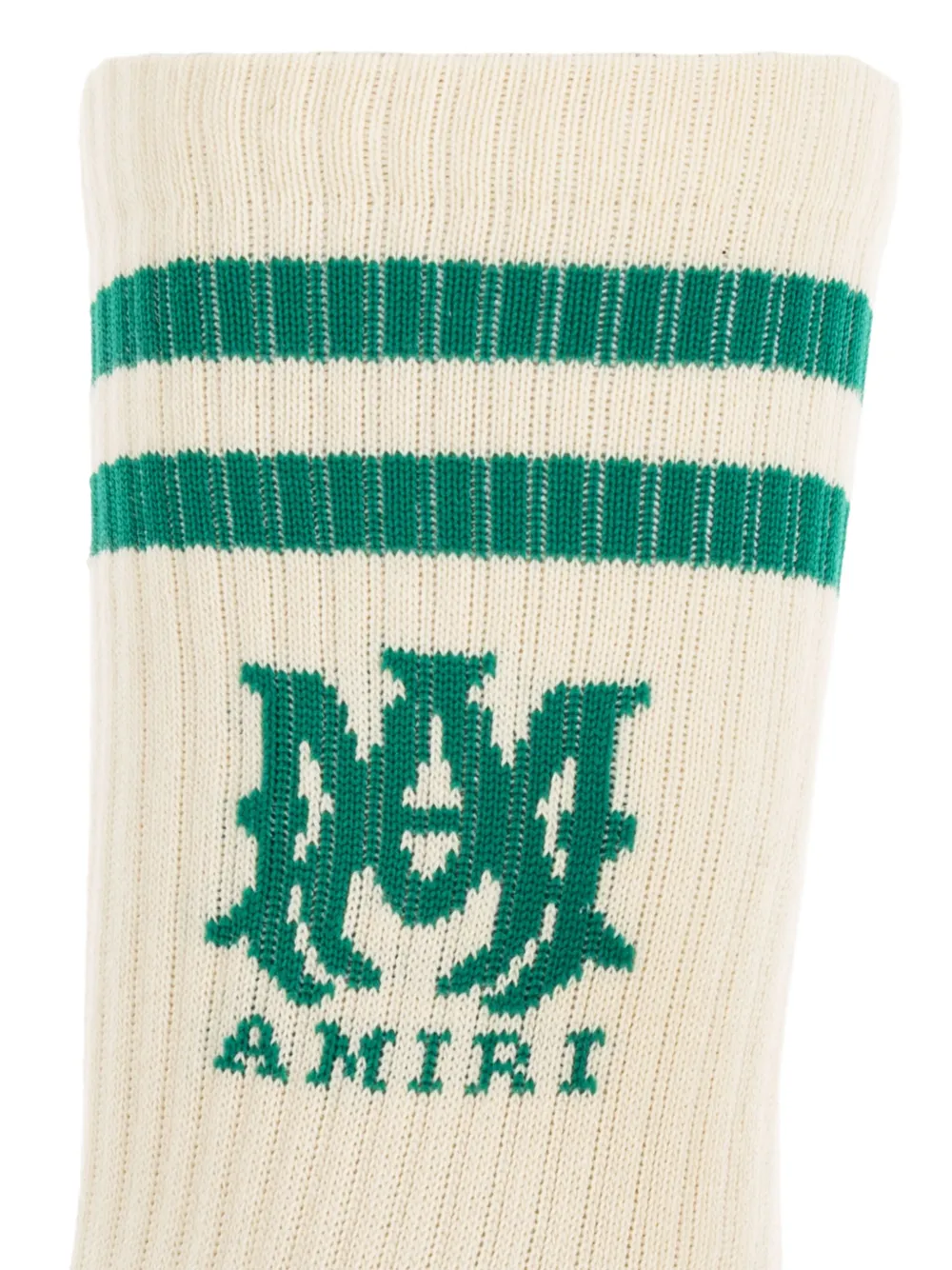 AMIRI Gestreepte sokken Wit