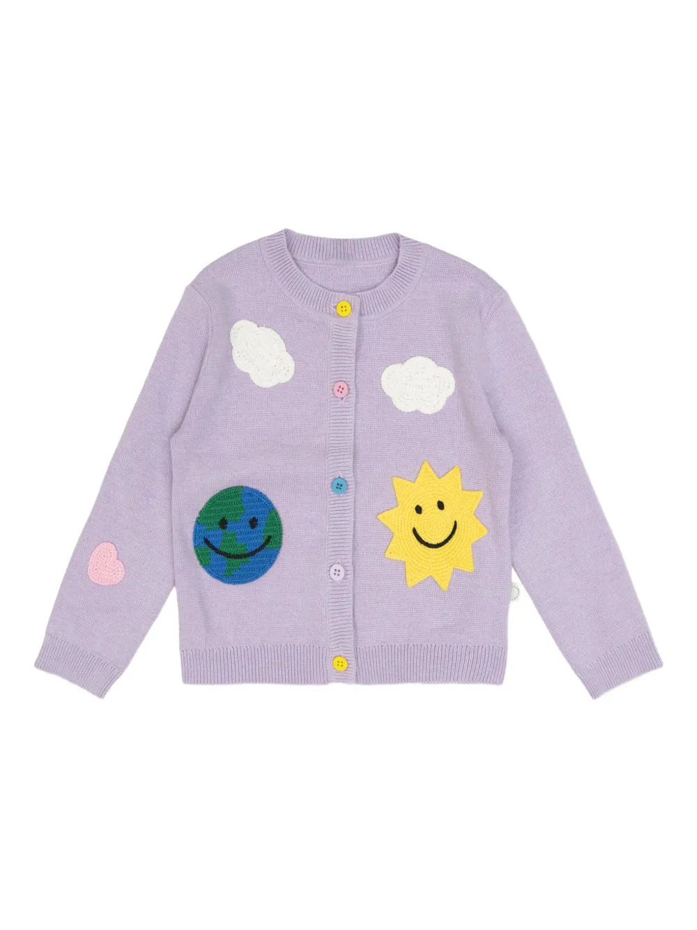 Stella McCartney Kids Vest met patch Paars