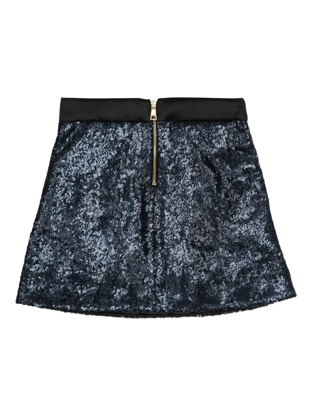 Balmain Kids Rok verfraaid met pailletten Zwart