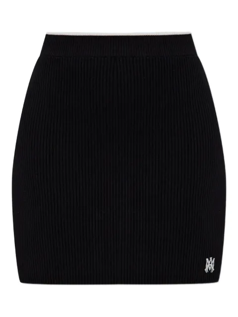 AMIRI ribbed mini skirt