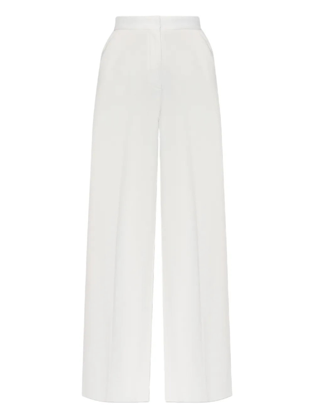 Max Mara Pantaloni Ponte a gamba ampia - Bianco