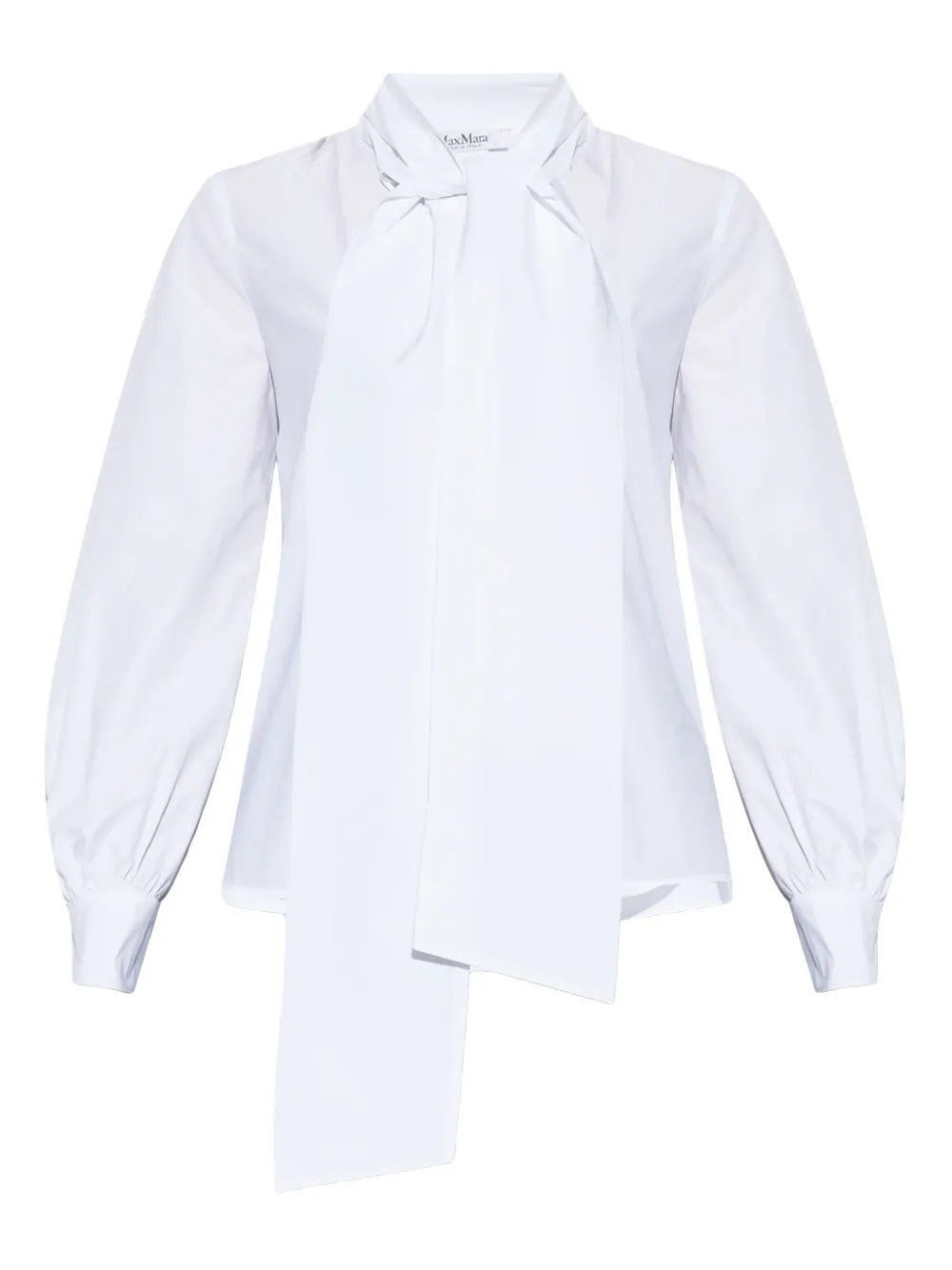 Max Mara Blouse met strik Wit