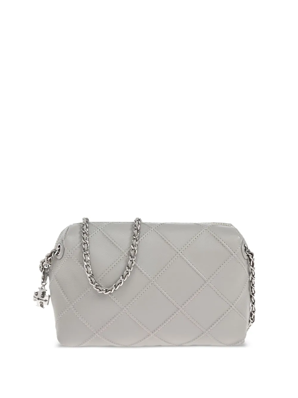 Tory Burch キルティングレザー ショルダーバッグ - グレー Tory Burch キルティングレザー ショルダーバッグ - グレー