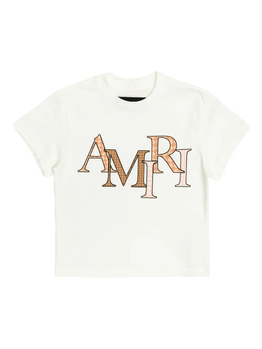 AMIRI KIDS T-shirt met logoprint Wit