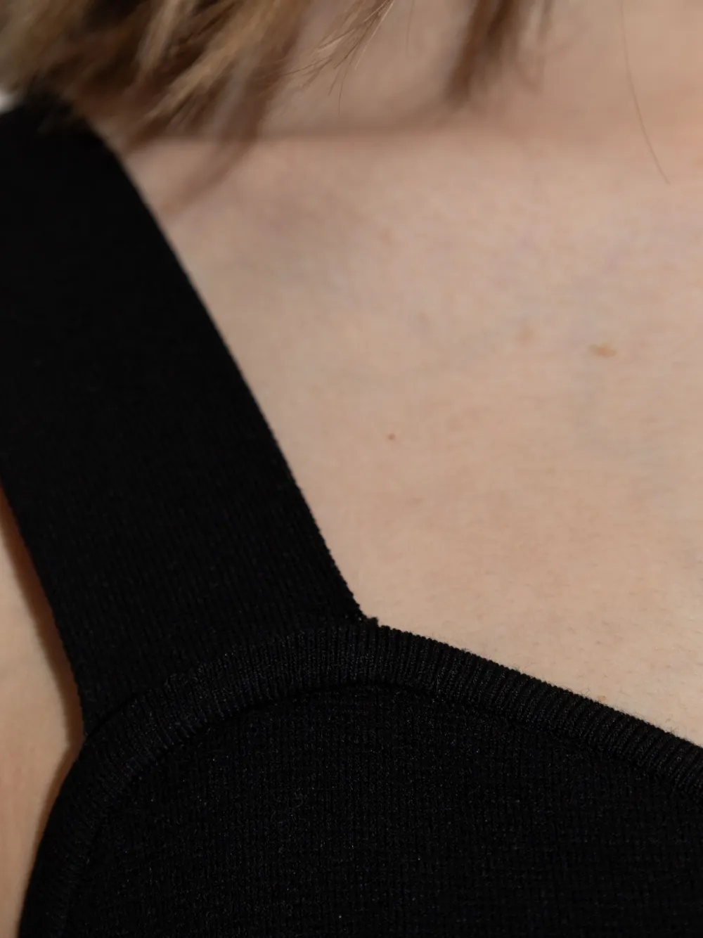 Max Mara Getailleerde midi-jurk Zwart