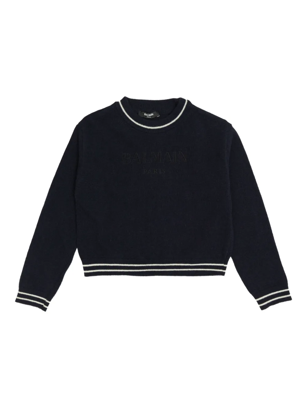 Balmain Kids Cropped trui Blauw