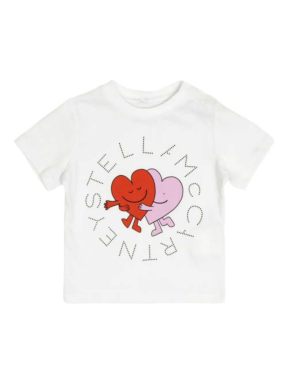 Stella McCartney Kids T-shirt met print Wit