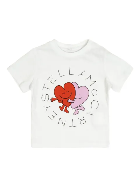 Stella McCartney Kids heart-print T-shirt