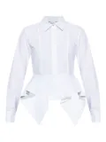 Max Mara peplum shirt - White