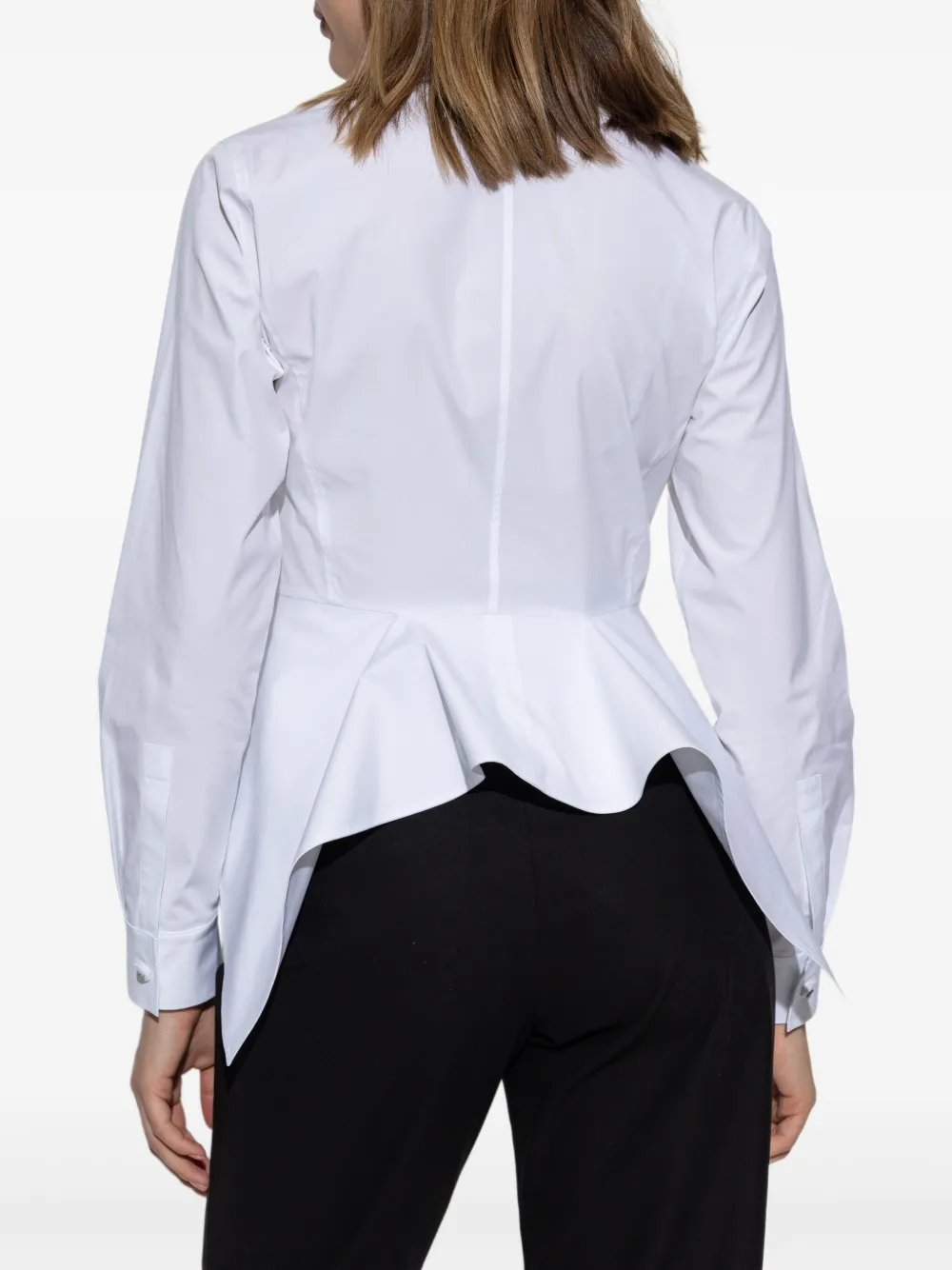 Max Mara Peplum blouse Wit