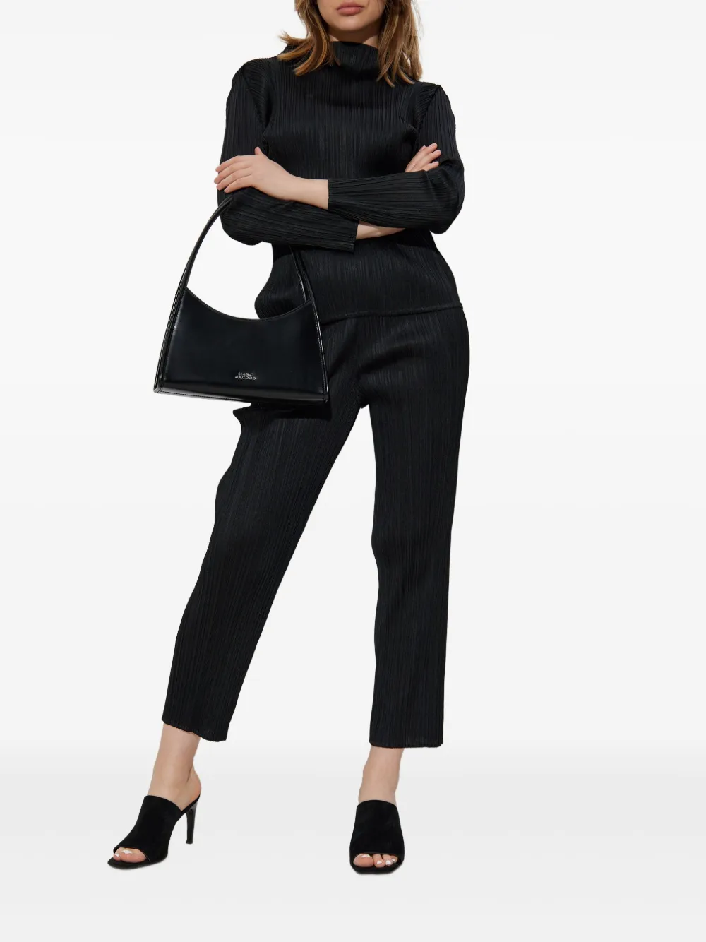 Pleats Please Issey Miyake pleated trousers | Cropped Pants | Image 2