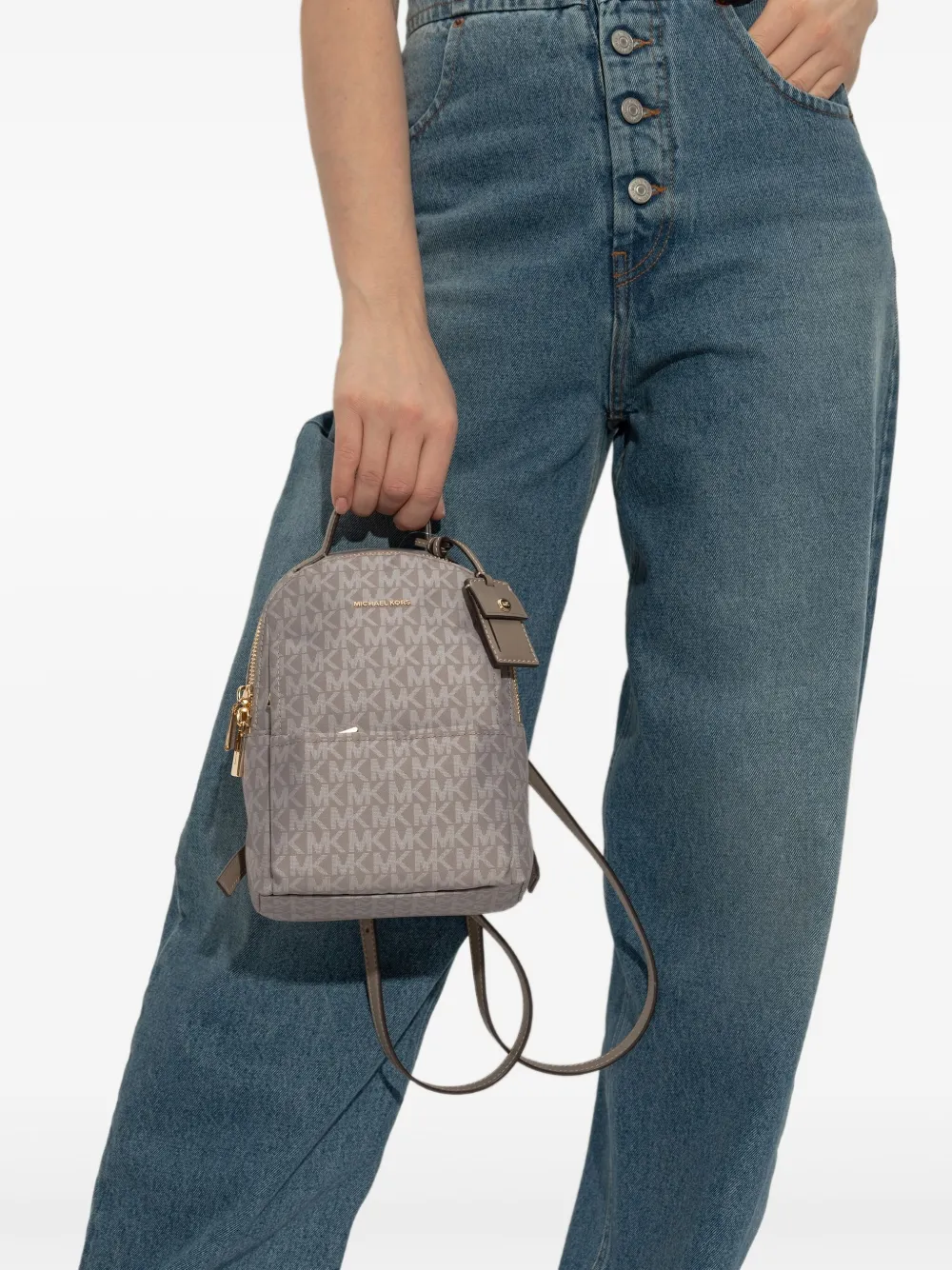 Michael Michael Kors logo-pattern backpack | Image 2