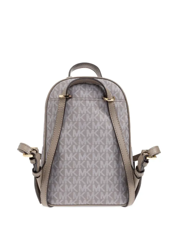 Michael Kors Gray Patterned Backpack MICHAEL Michael Kors  main image 4