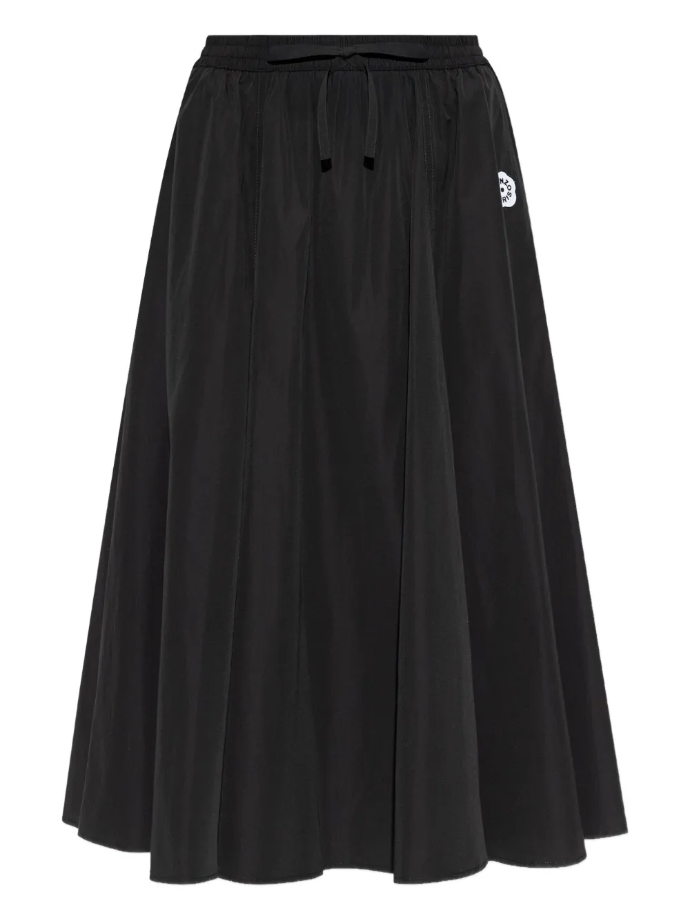 Kenzo jupe mi-longue à design plissé | noir | Image 1