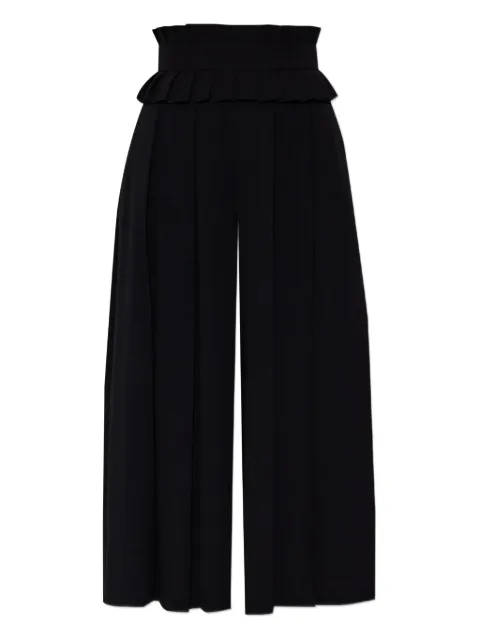 Max Mara بنطال بقصة واسعة وكسرات
