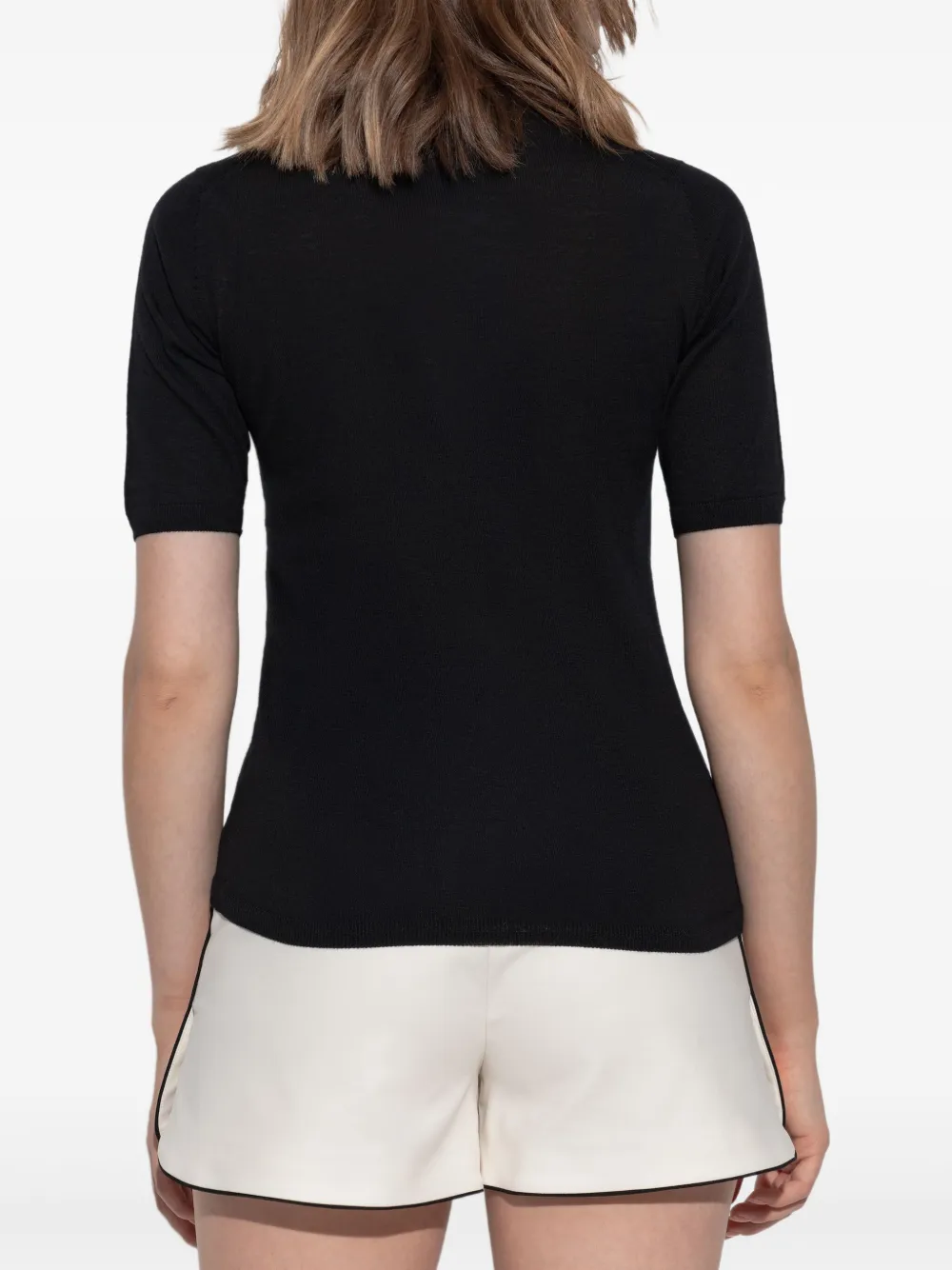 Max Mara Gerico top Zwart