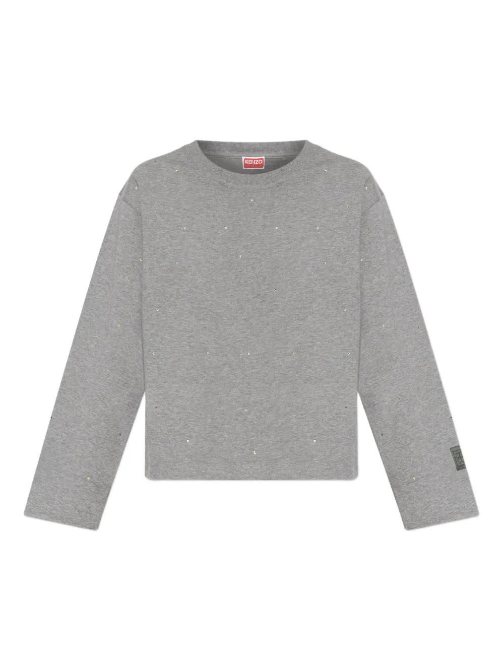 Kenzo Sweater verfraaid met parels Grijs