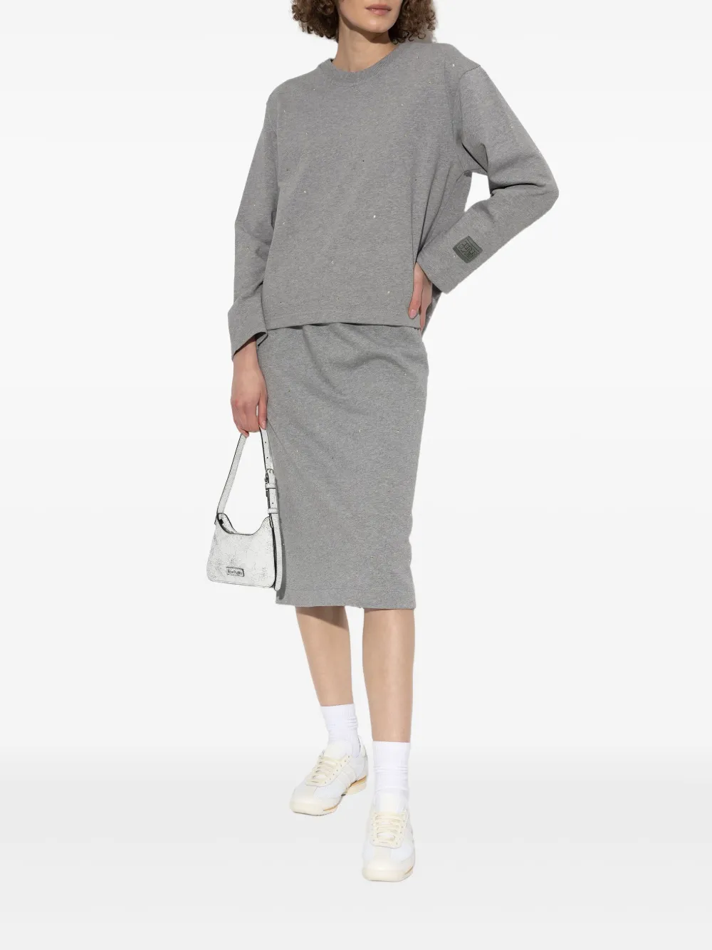 Kenzo Sweater verfraaid met parels Grijs