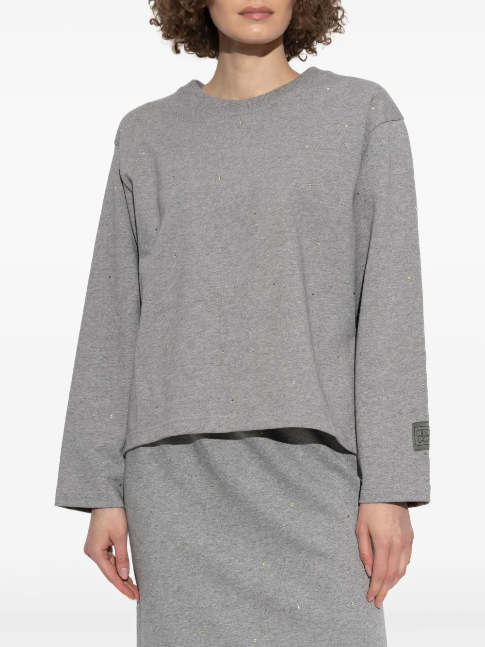 Kenzo Sweater verfraaid met parels Grijs