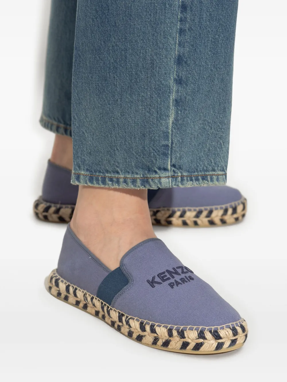 Kenzo logo-embellished espadrilles Purple