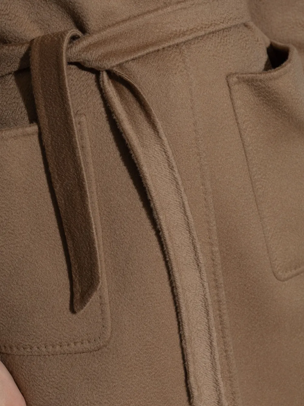 Max Mara Jas met ceintuur Bruin