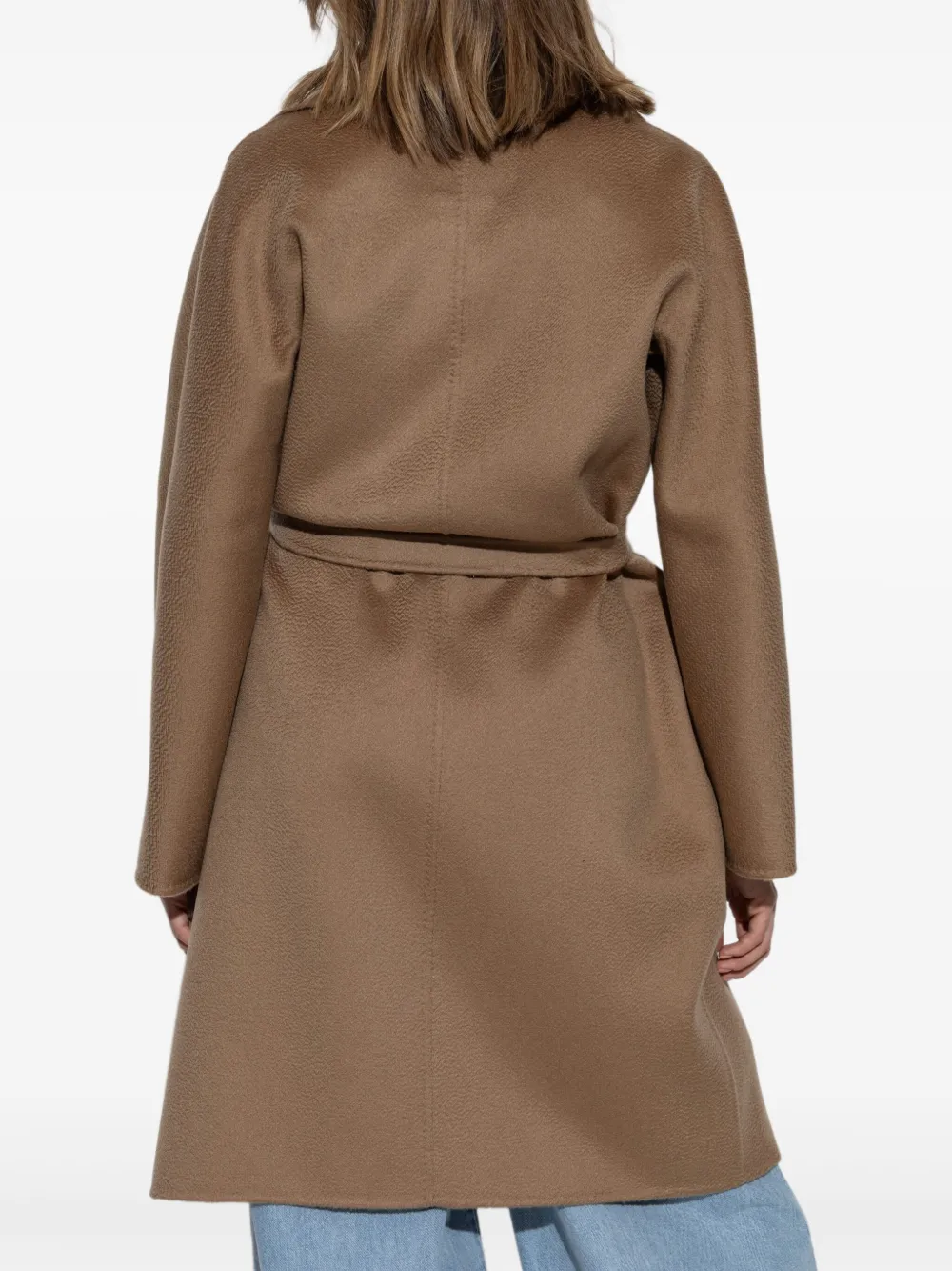 Max Mara Jas met ceintuur Bruin