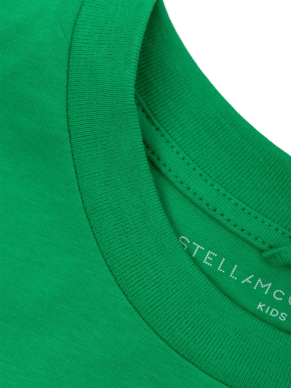 Stella McCartney Kids T-shirt met grafische print Groen