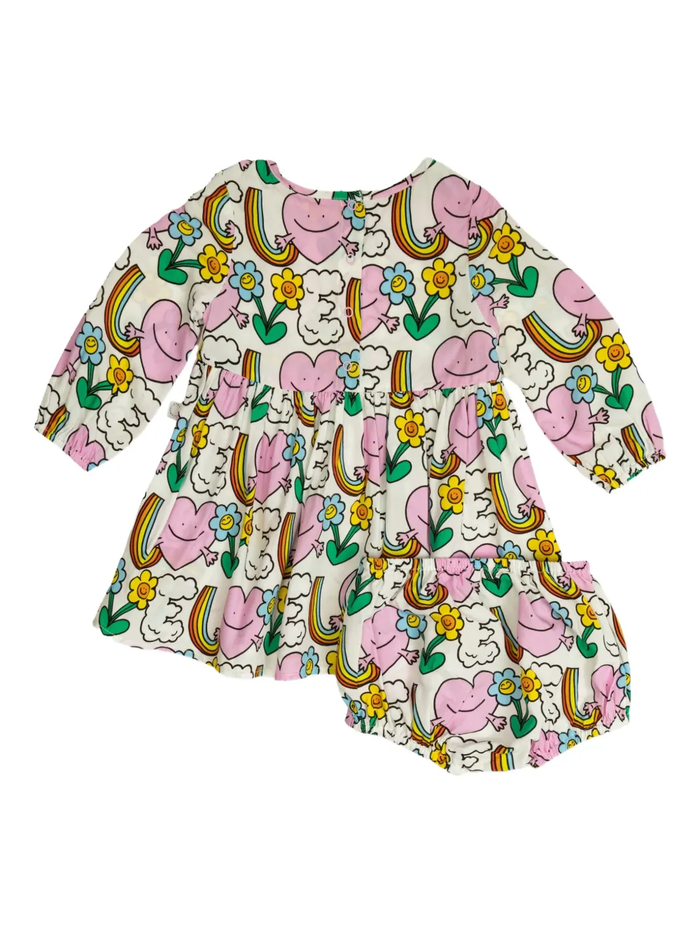 Stella McCartney Kids Jurk met print - Wit