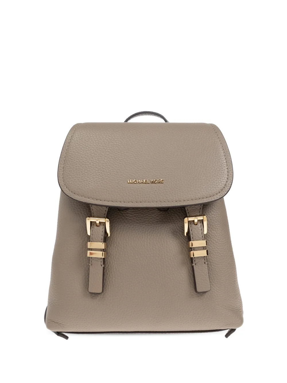 Shop Michael Michael Kors Grained-leather Backpack