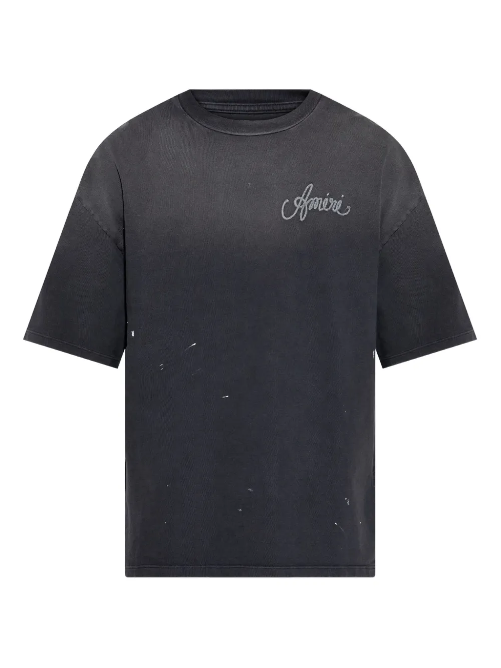 AMIRI distressed graphic-print T-shirt | Grey | Image 1