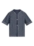 AMIRI geometric-print short-sleeve shirt - Blue