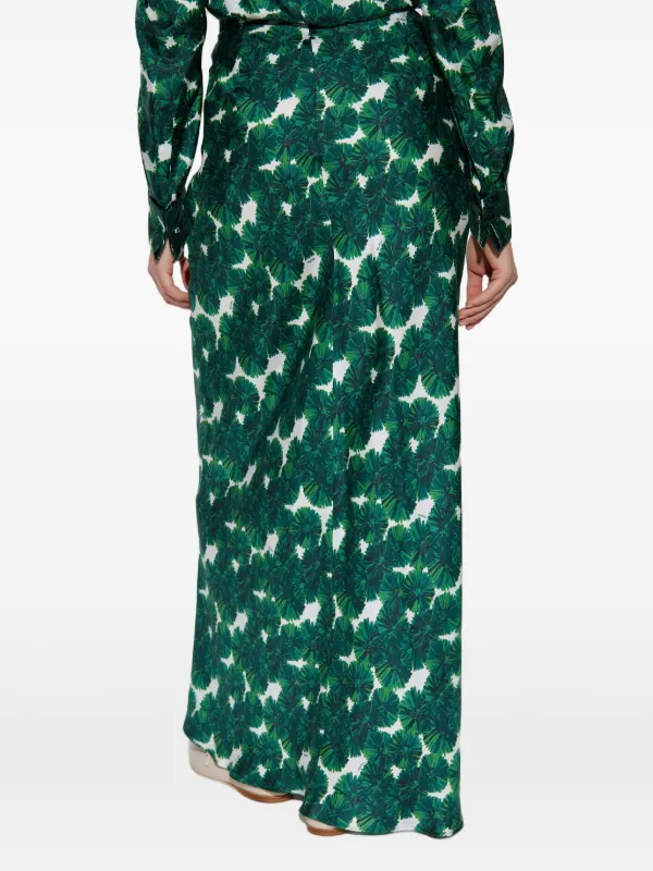 Max Mara Gonna Lunga a Fiori | Verde | FARFETCH IT Max Mara Gonna Lunga a Fiori | Verde | FARFETCH IT