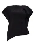 Issey Miyake Shadow Study pleated top - Black