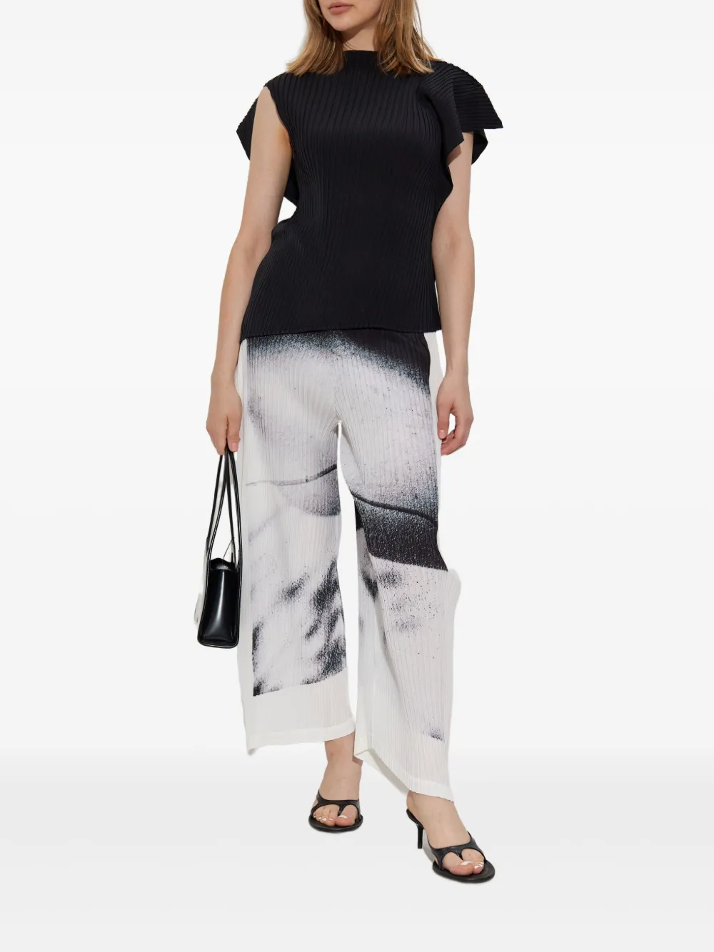 Issey Miyake Shadow Study pleated top | T-Shirts & Jersey Shirts | Image 2