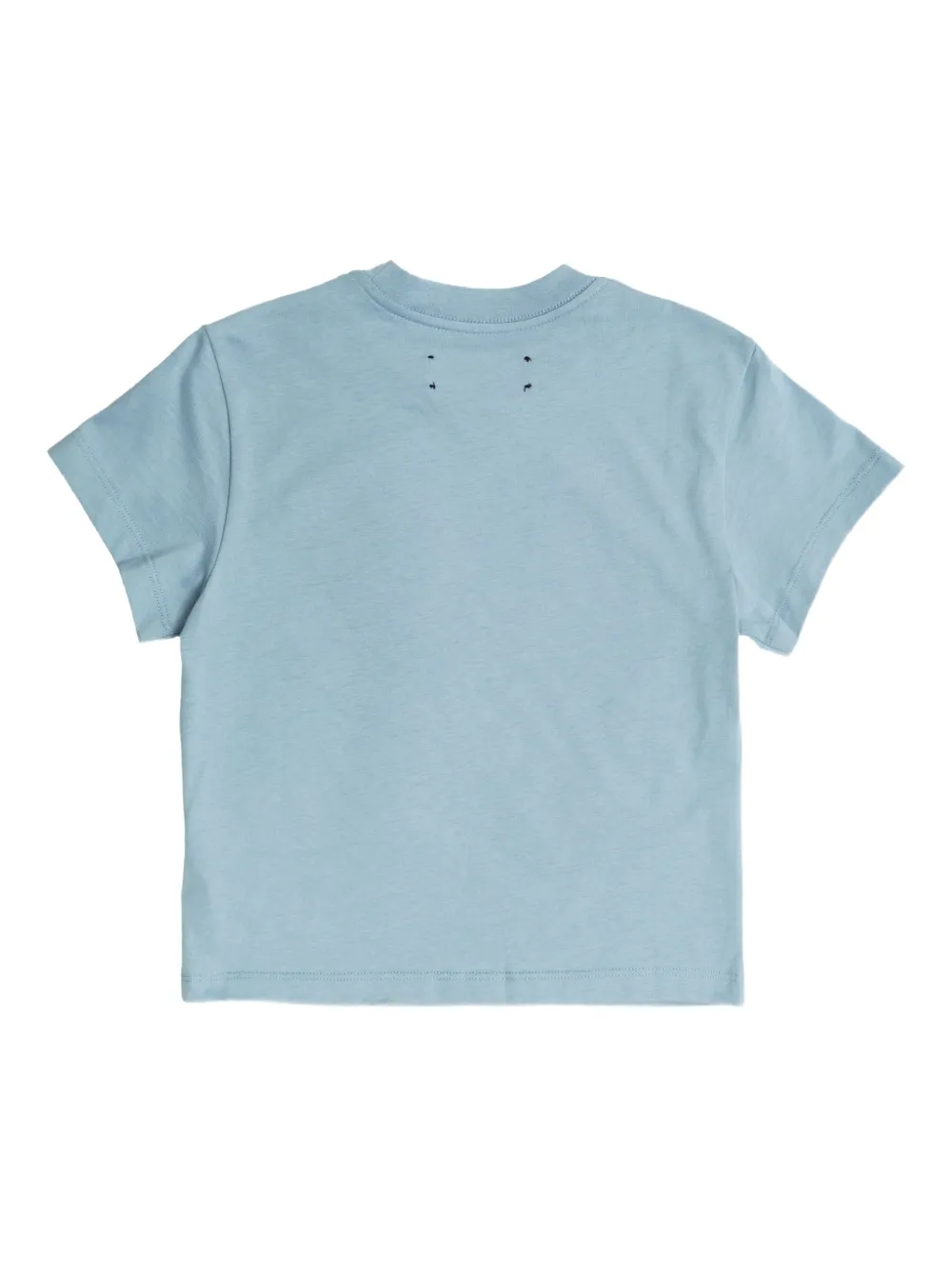 AMIRI KIDS T-shirt met logoprint en korte mouwen Blauw