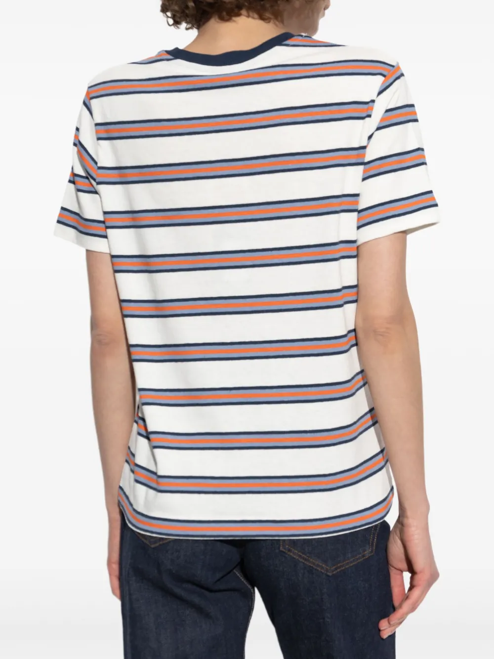 Kenzo Gestreept T-shirt met ronde hals Wit