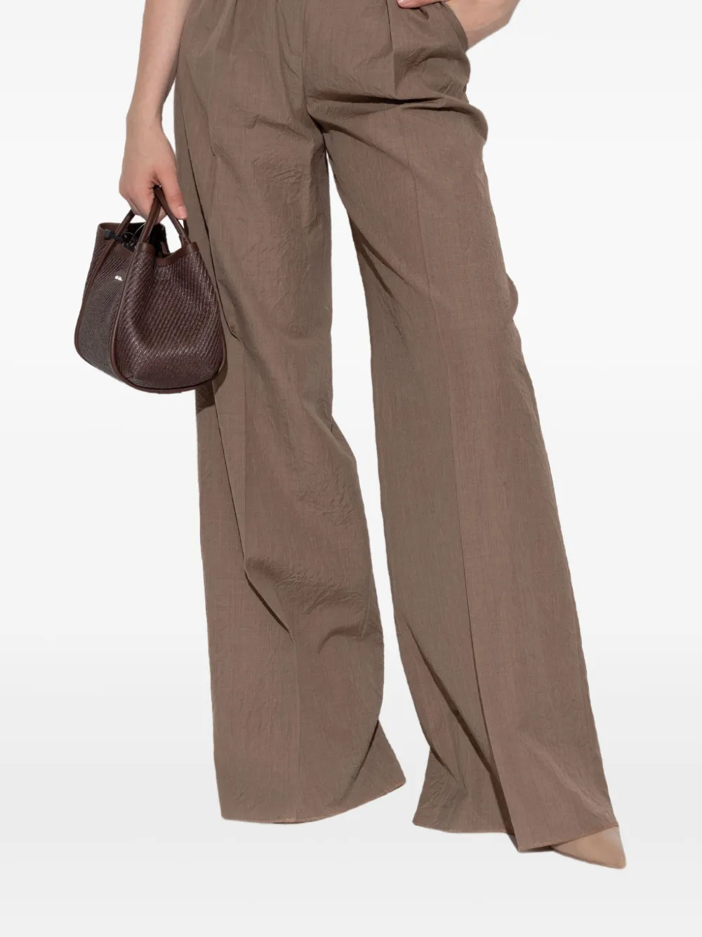 Max Mara Plooibroek Bruin