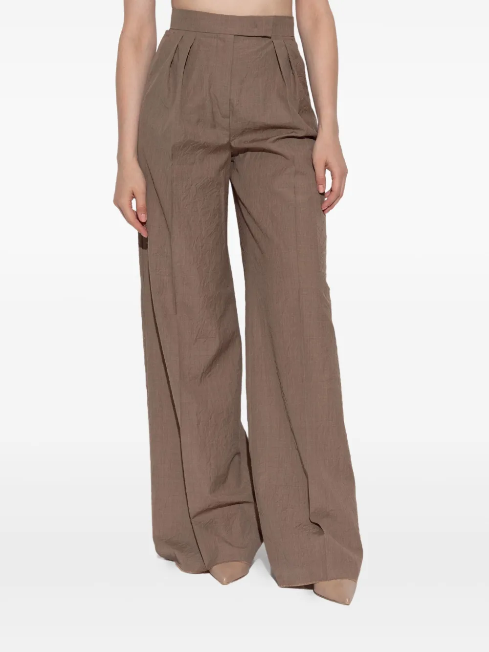 Max Mara Plooibroek Bruin