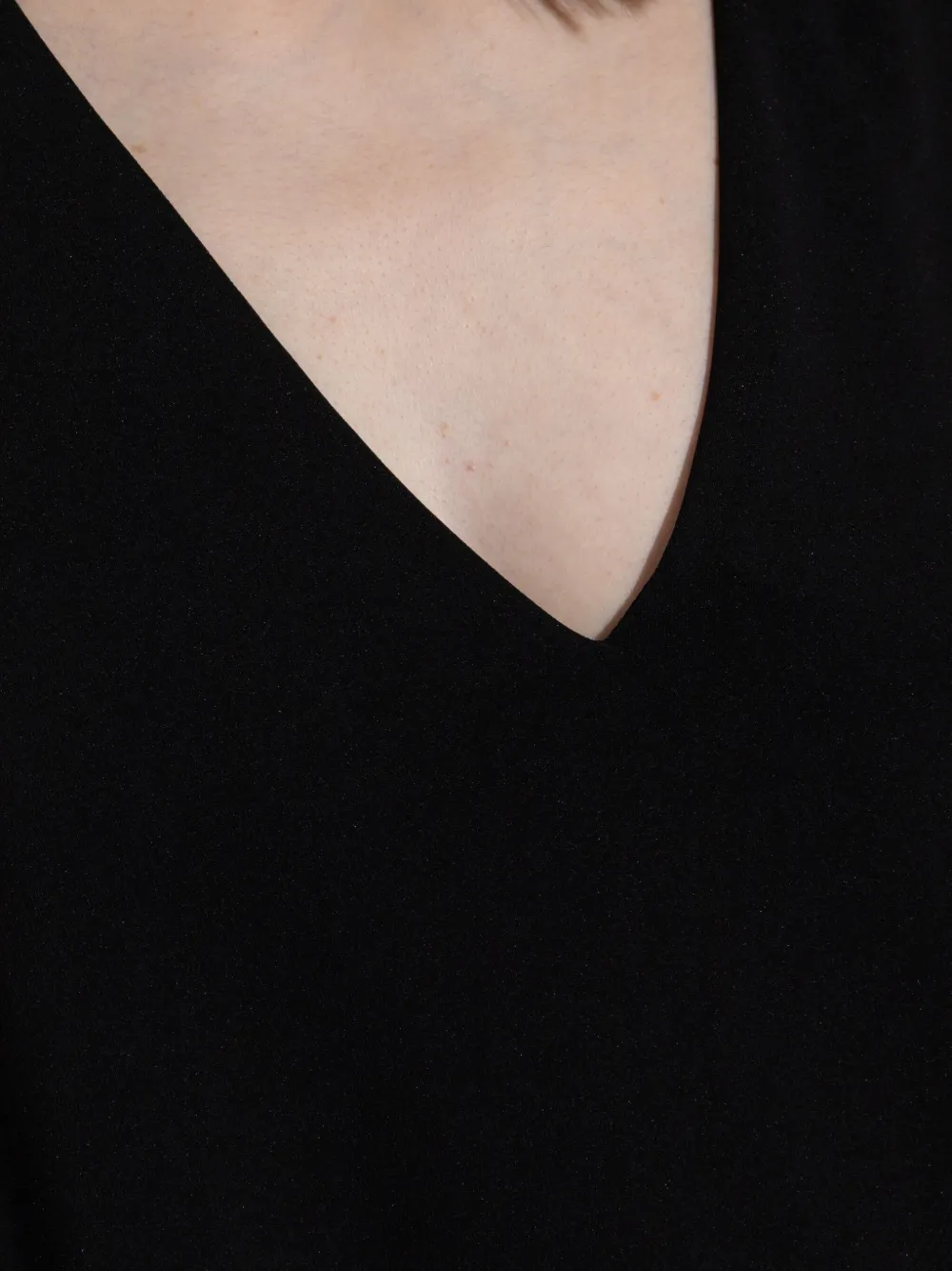 Sportmax Mouwloze jurk met V-hals Zwart